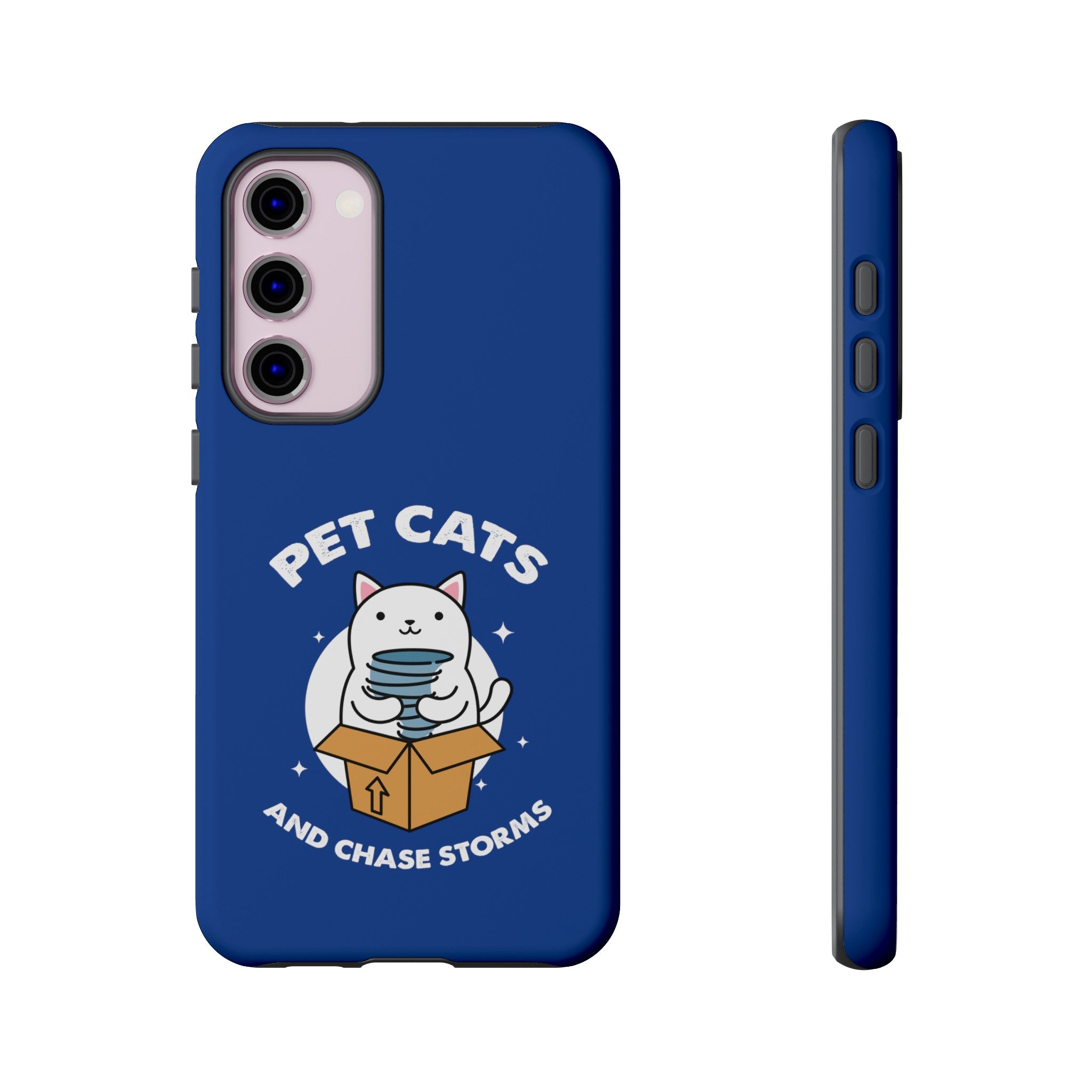 Pet Cats and Chase Storms Tough Phone Case 