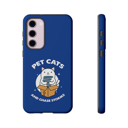 Pet Cats and Chase Storms Tough Phone Case