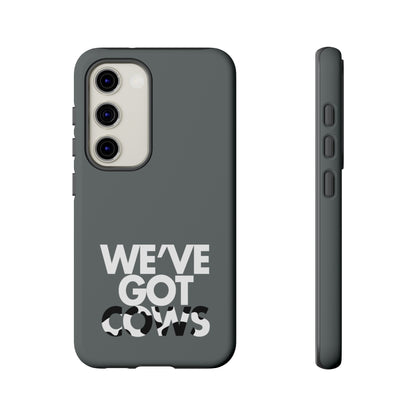 Tenemos funda de teléfono resistente de vacas