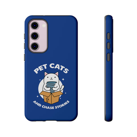 Pet Cats and Chase Storms Tough Phone Case