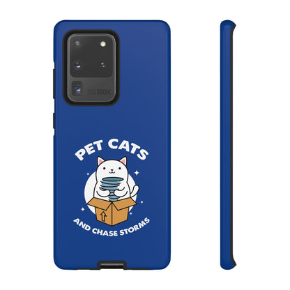 Pet Cats and Chase Storms Tough Phone Case