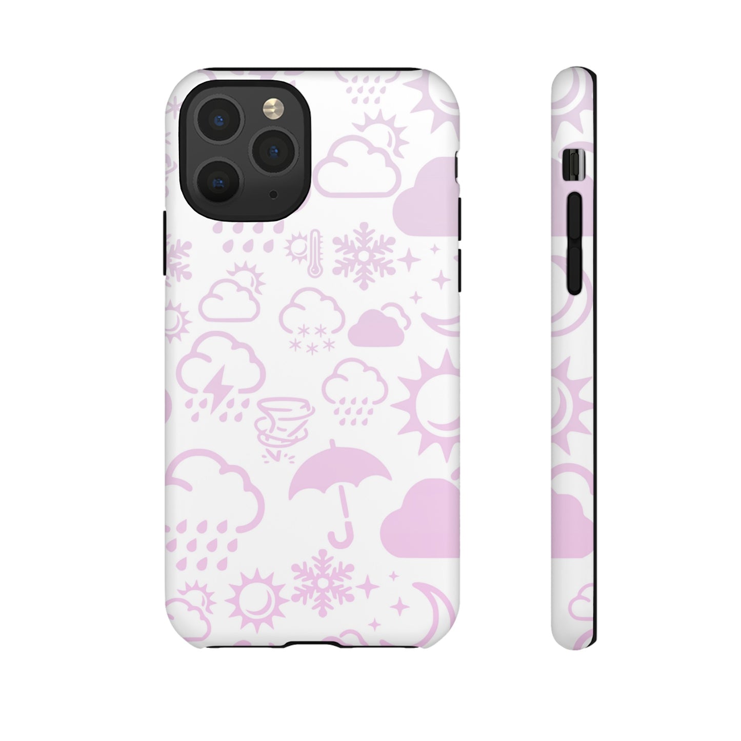 Funda resistente para teléfono Wx Icon (blanco/rosa)