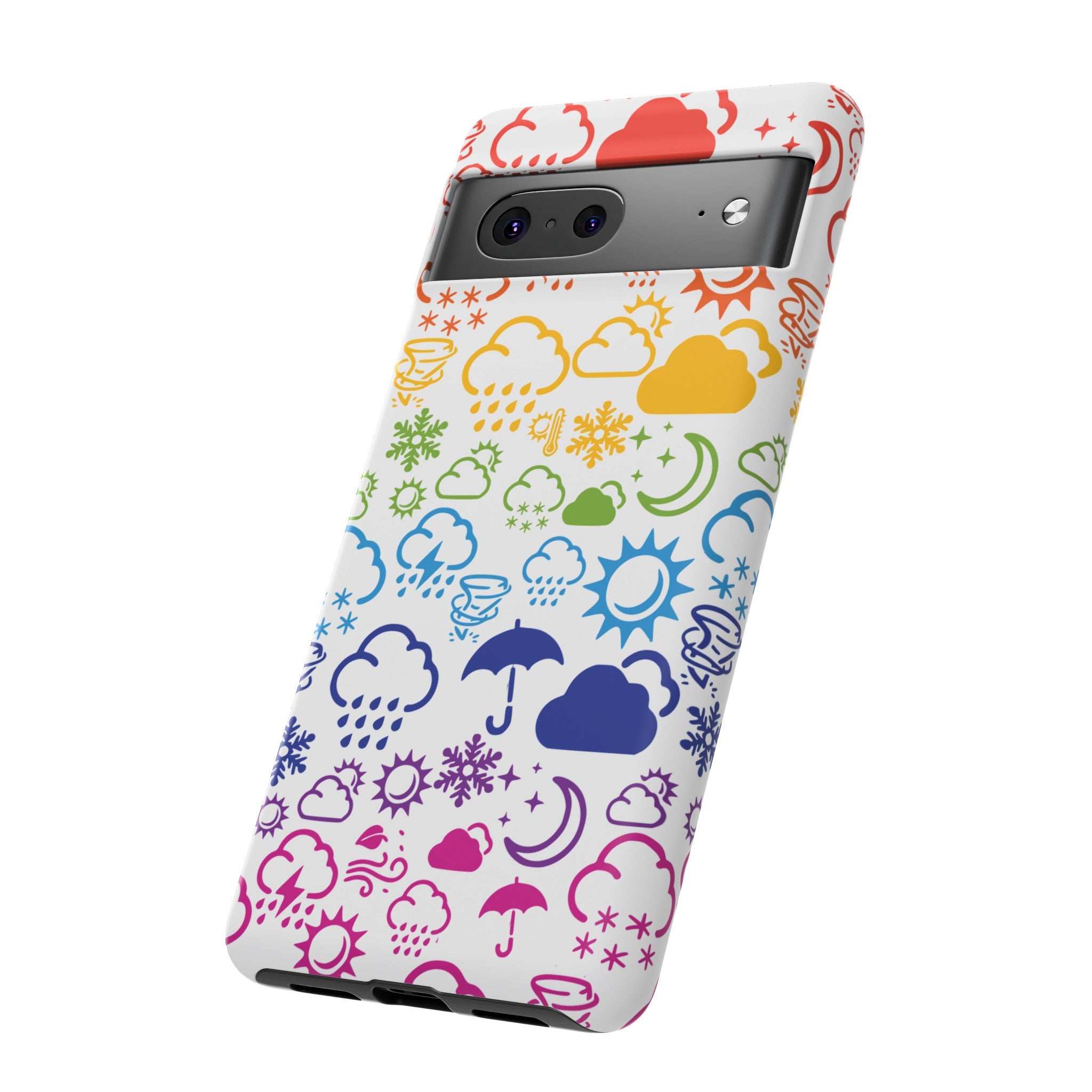 Funda rígida para teléfono Wx Icon (Rainbow) 