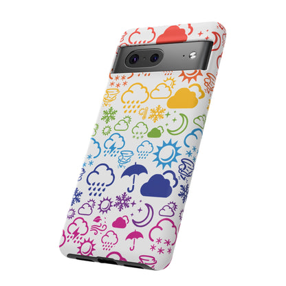 Funda rígida para teléfono Wx Icon (Rainbow)