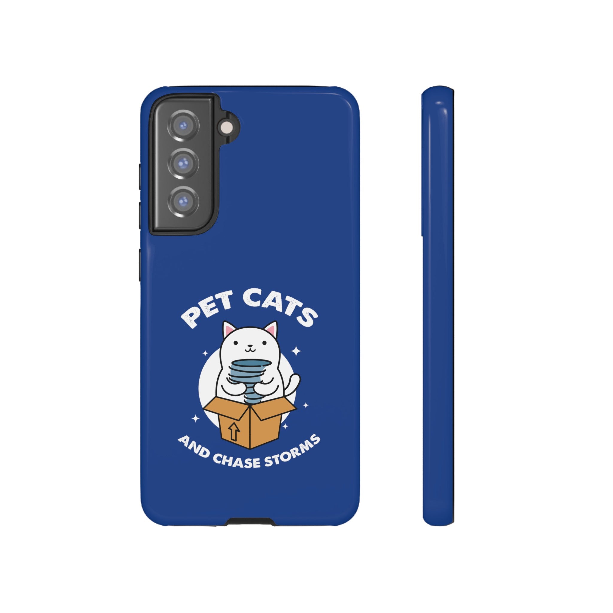 Pet Cats and Chase Storms Tough Phone Case 