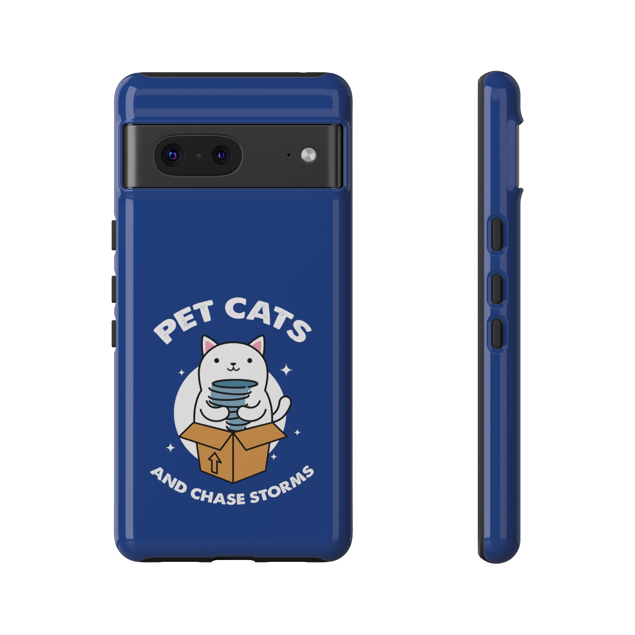 Pet Cats and Chase Storms Tough Phone Case 