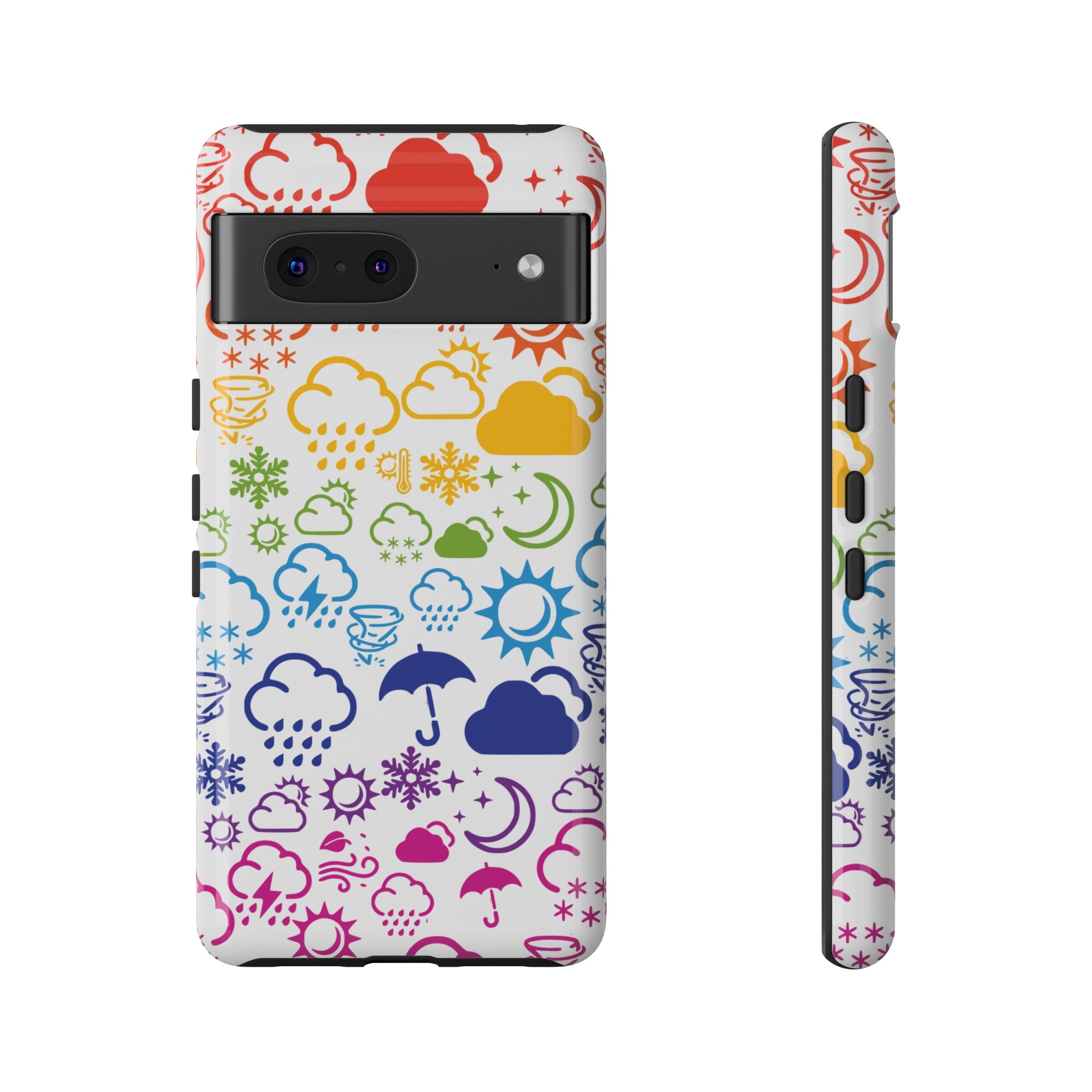 Funda rígida para teléfono Wx Icon (Rainbow) 