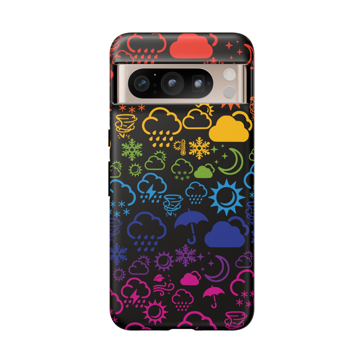 Wx Icon (noir/arc-en-ciel) coque de téléphone robuste