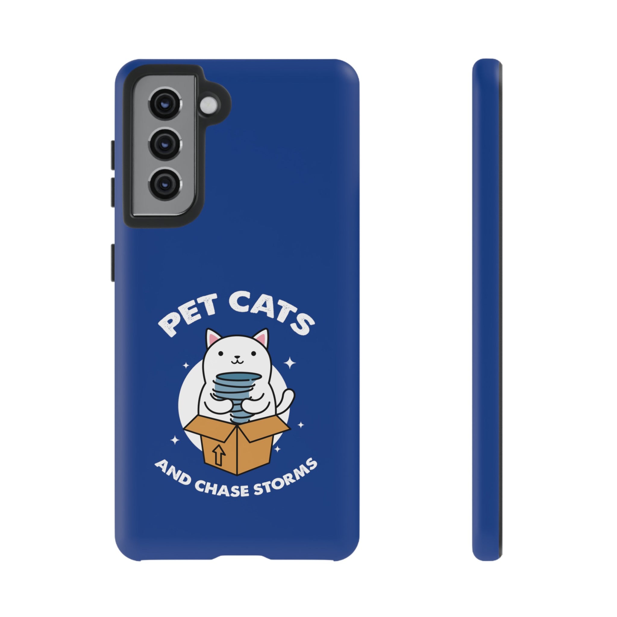 Pet Cats and Chase Storms Tough Phone Case 