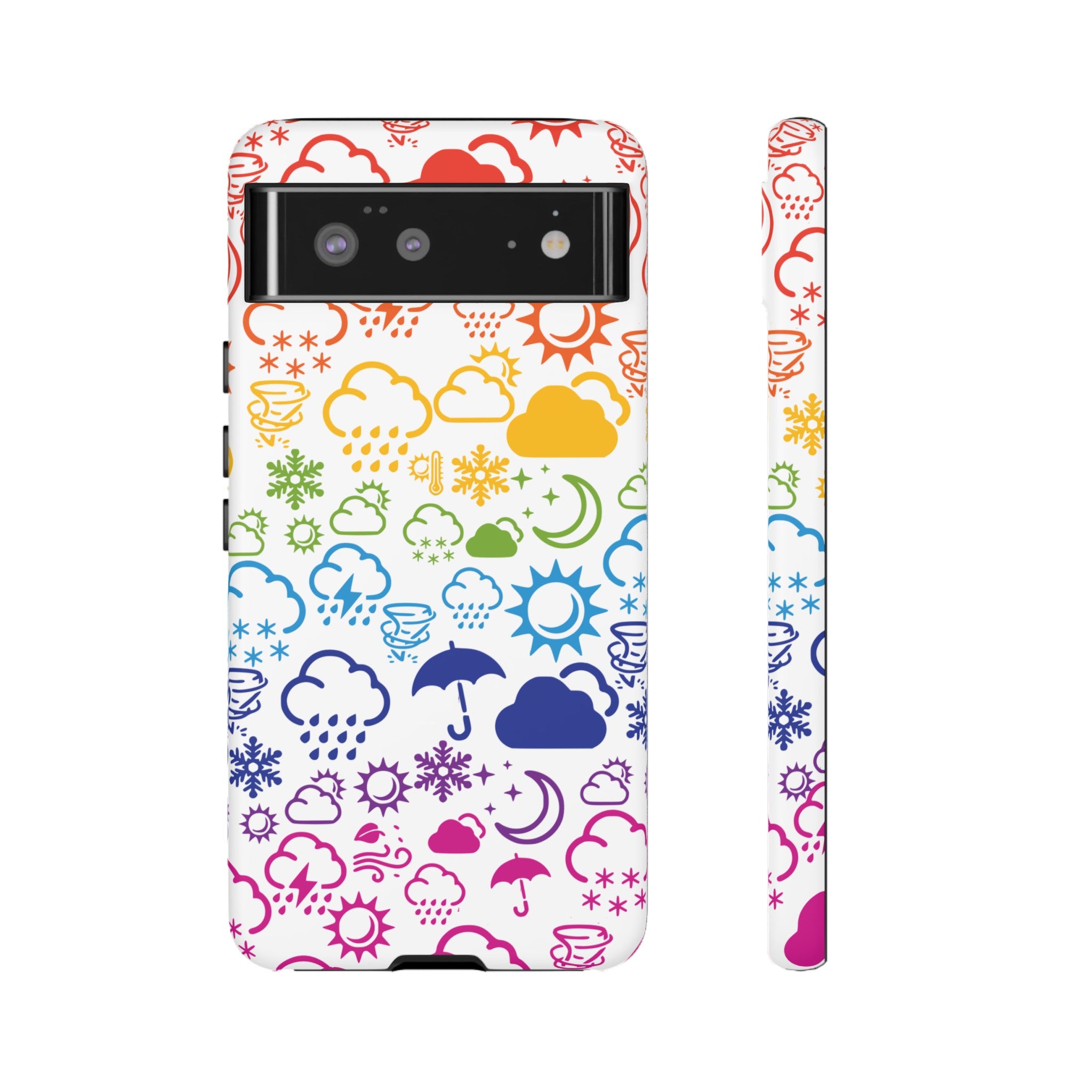 Funda rígida para teléfono Wx Icon (Rainbow) 