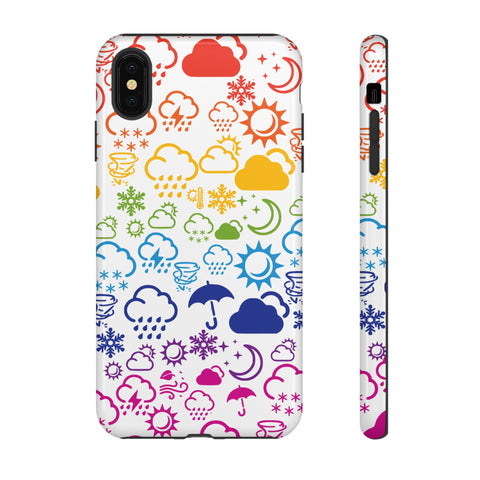 Funda rígida para teléfono Wx Icon (Rainbow)