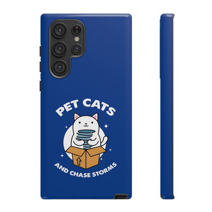 Pet Cats and Chase Storms Tough Phone Case