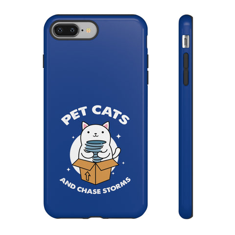 Pet Cats and Chase Storms Tough Phone Case