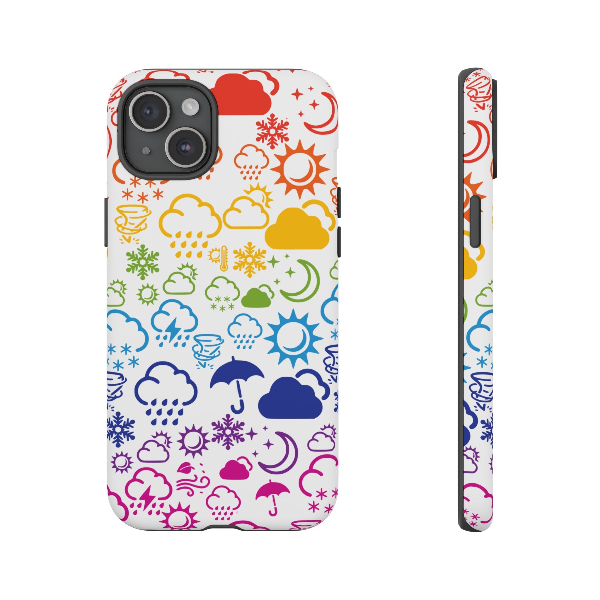 Funda rígida para teléfono Wx Icon (Rainbow) 