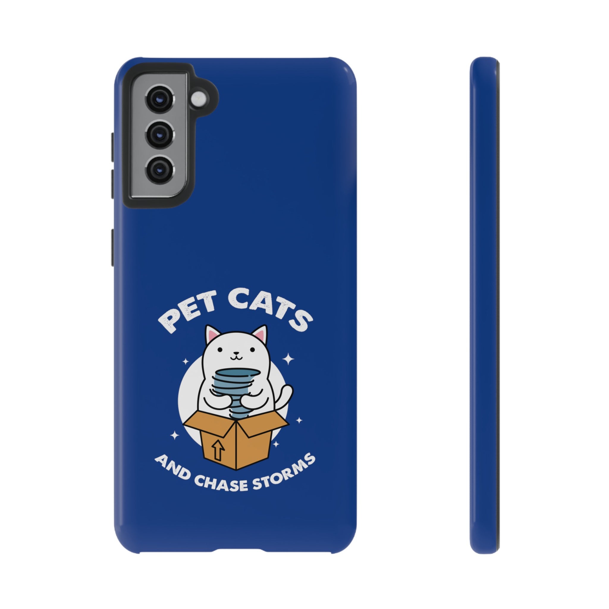 Pet Cats and Chase Storms Tough Phone Case 