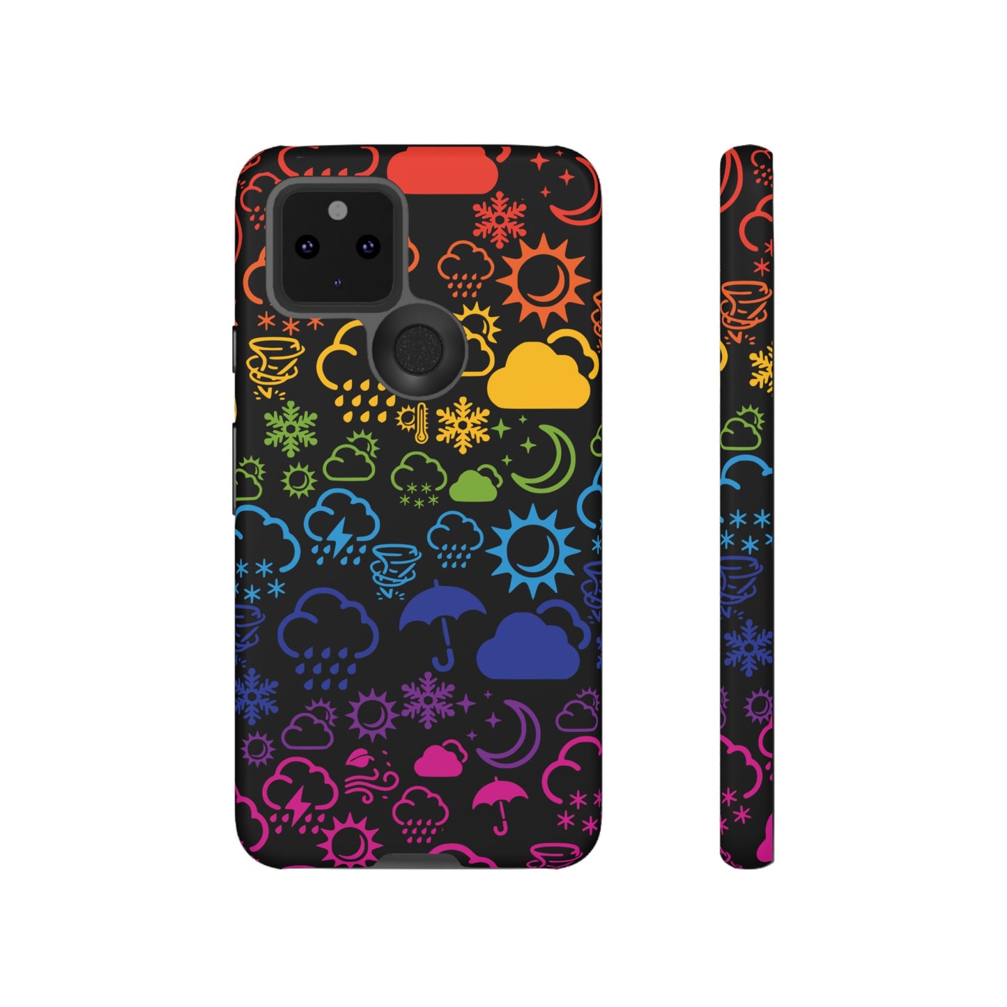 Wx Icon (noir/arc-en-ciel) coque de téléphone robuste