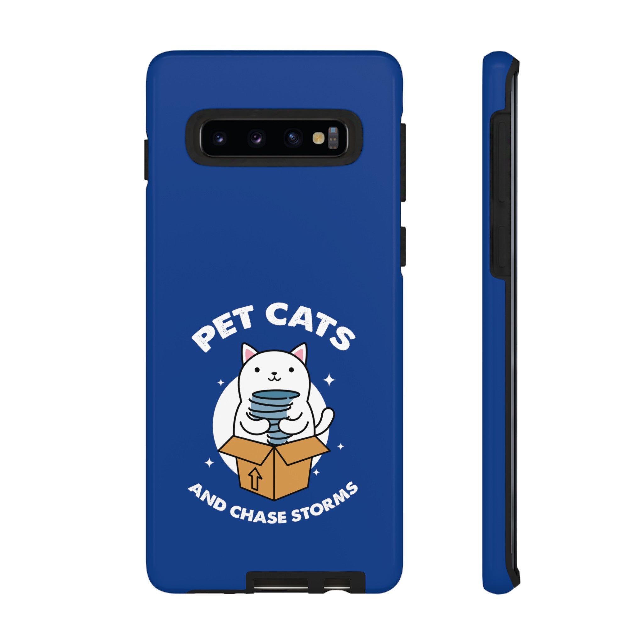 Pet Cats and Chase Storms Tough Phone Case 