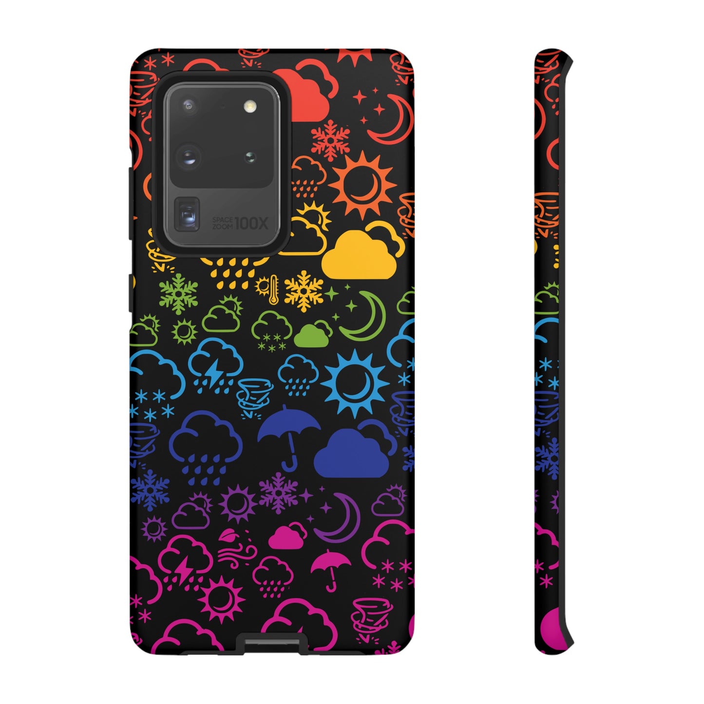 Wx Icon (noir/arc-en-ciel) coque de téléphone robuste