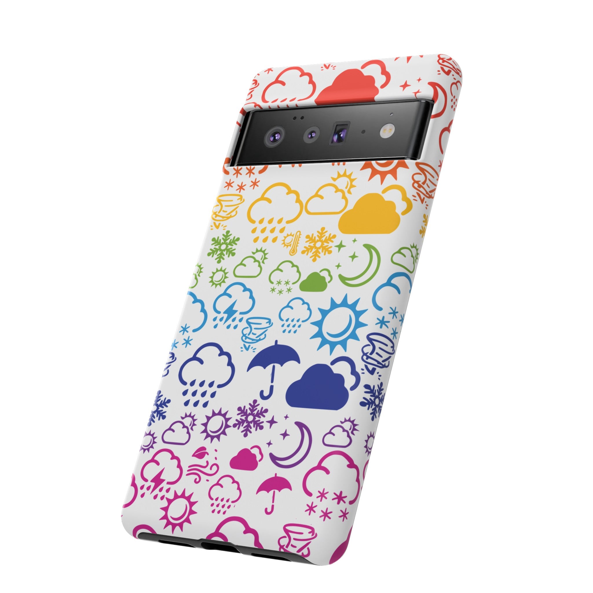 Funda rígida para teléfono Wx Icon (Rainbow) 