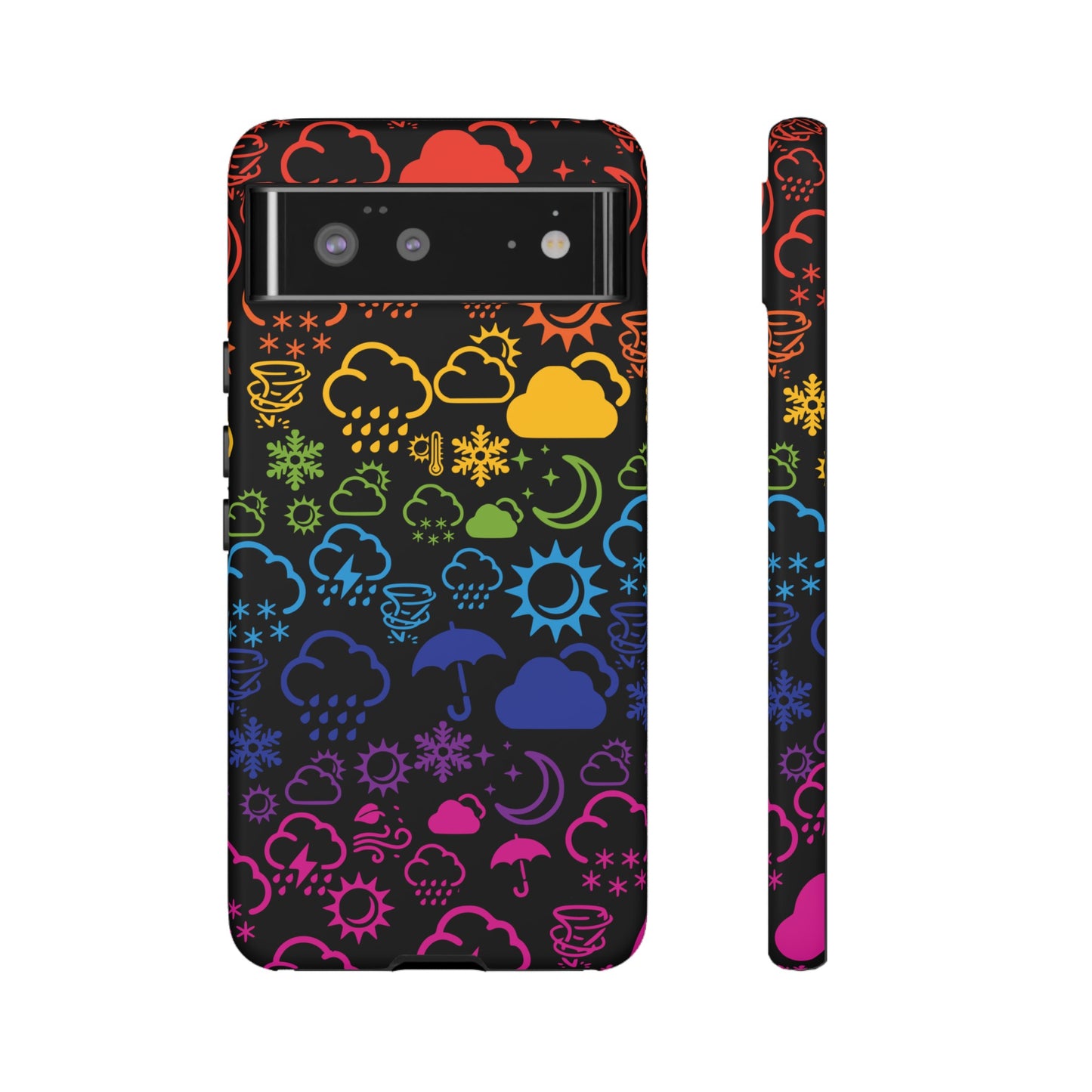 Wx Icon (noir/arc-en-ciel) coque de téléphone robuste