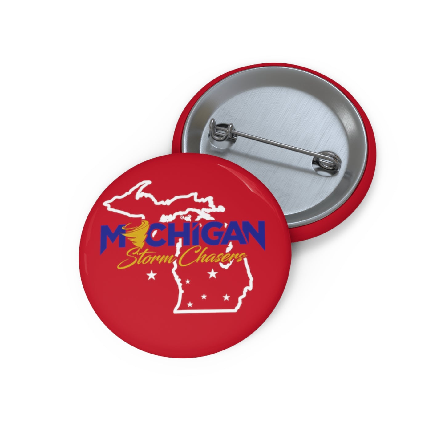 Michigan Storm Chasers Pin Buttons