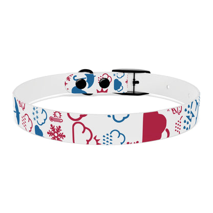 Wx Icon (Red/Blue) Dog Collar