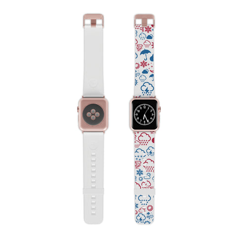 Wx Icon (Red/Blue) Watch Band for Apple Watch