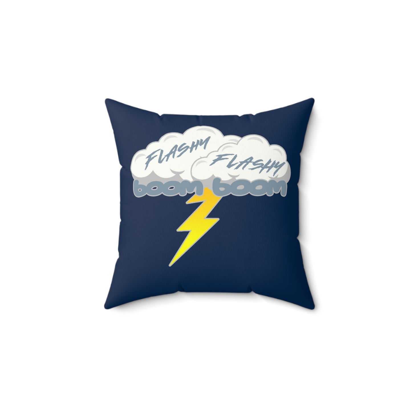 Flashy Flashy Boom Boom Throw Pillow