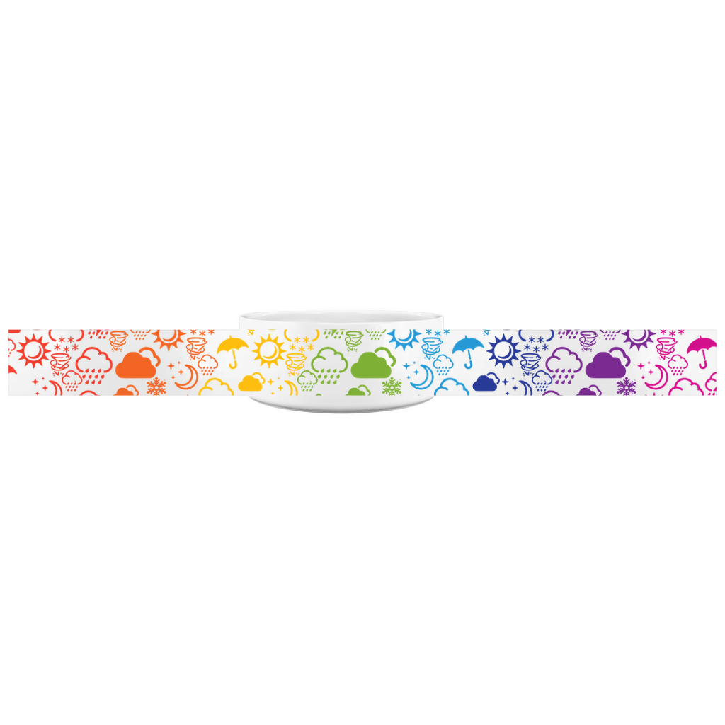 Wx Icon (Rainbow) Pet Bowl