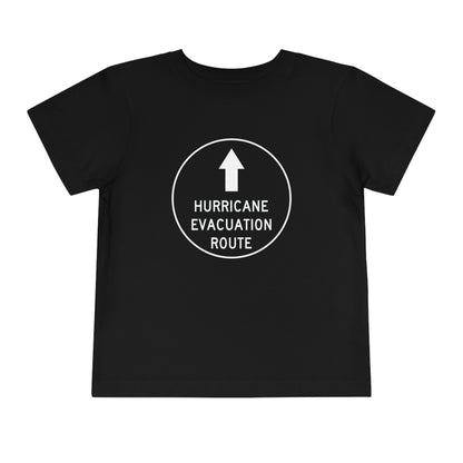 Hurricane Evacuation Route Toddler Tee