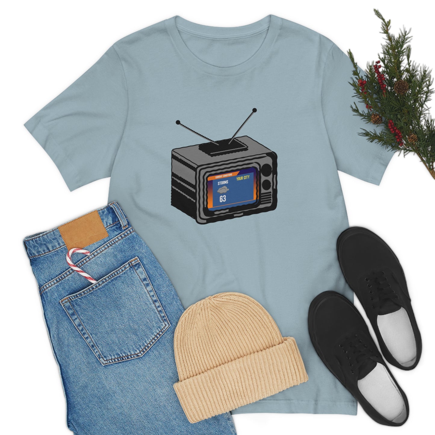 Retro TV Forecast Tee