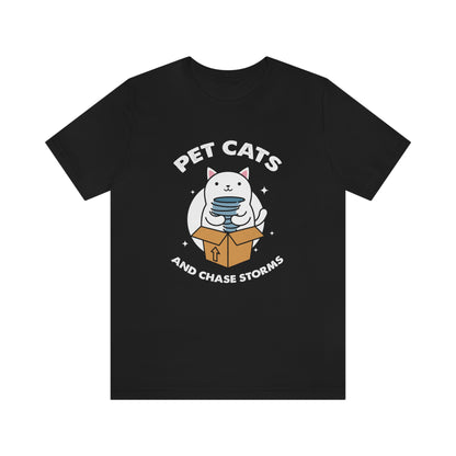 Pet Cats and Chase Storms Tee