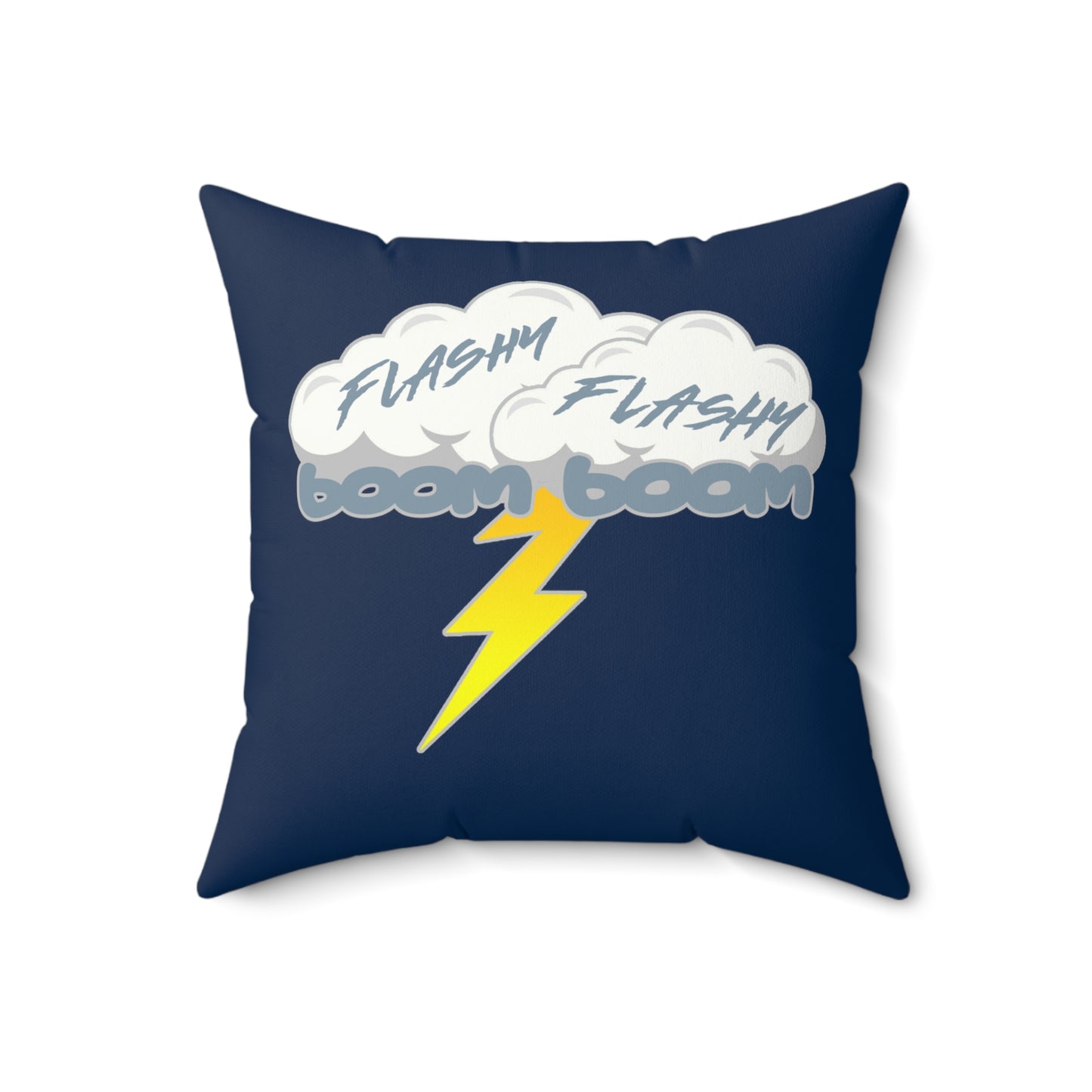 Flashy Flashy Boom Boom Throw Pillow