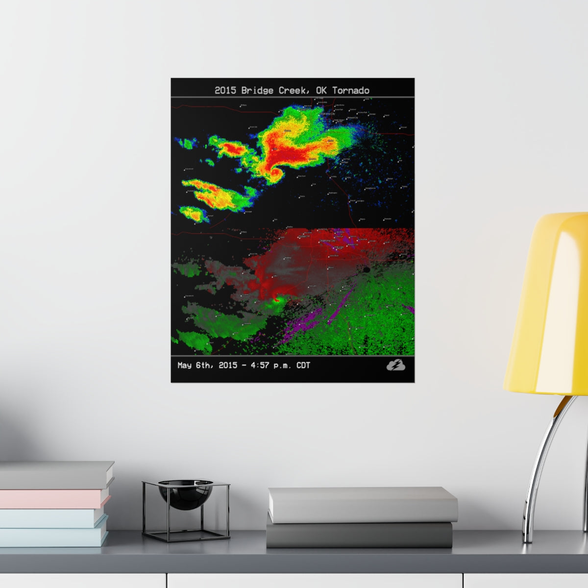 Bridge Creek, OK 2015 Tornado Poster