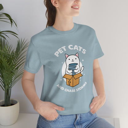 Pet Cats and Chase Storms Tee