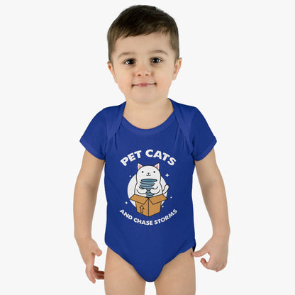 Pet Cats and Chase Storms Infant Bodysuit