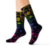 Wx Icon (Black/Rainbow) Socks