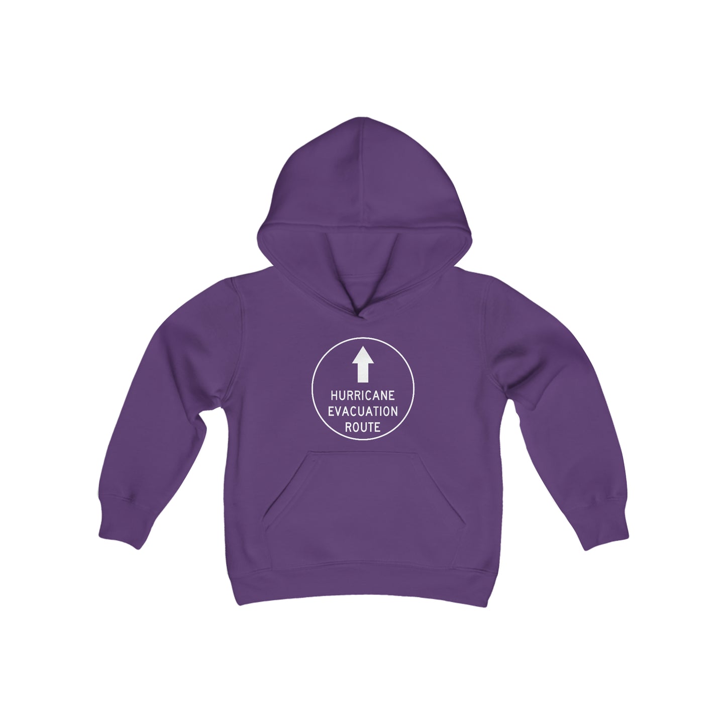 Hurricane Evacuation Route Children's Hoodie