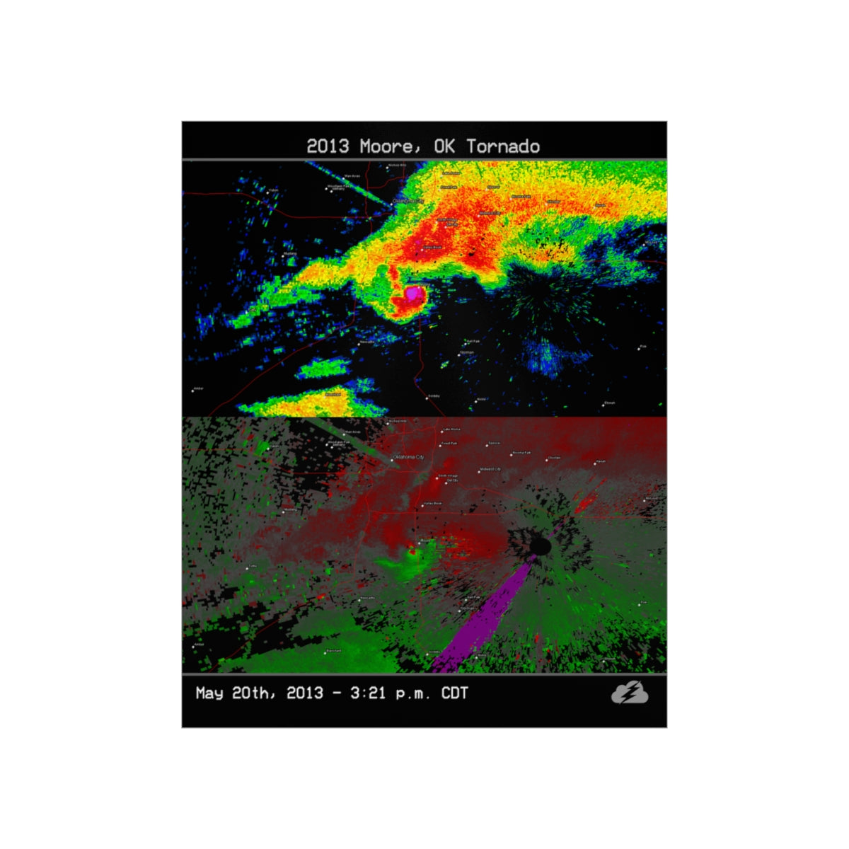 Moore, OK 2013 Tornado Poster