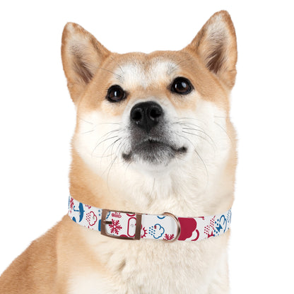 Wx Icon (Red/Blue) Dog Collar