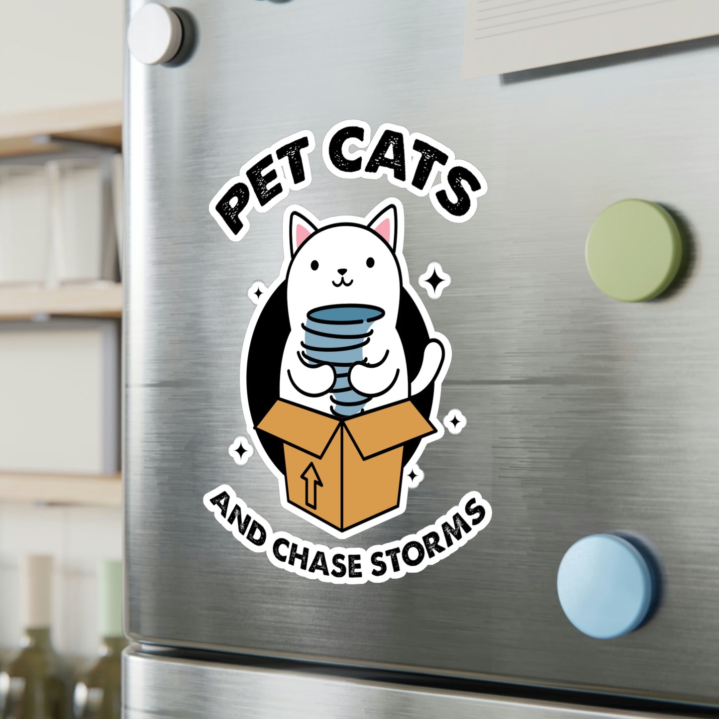 Pet Cats and Chase Storms Vinyl Decal