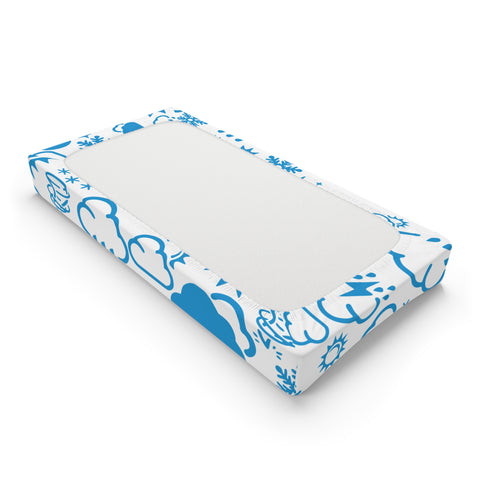 Wx Icon (White/Blue) Changing Pad Cover