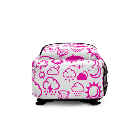 Wx Icon (White/Pink) Backpack
