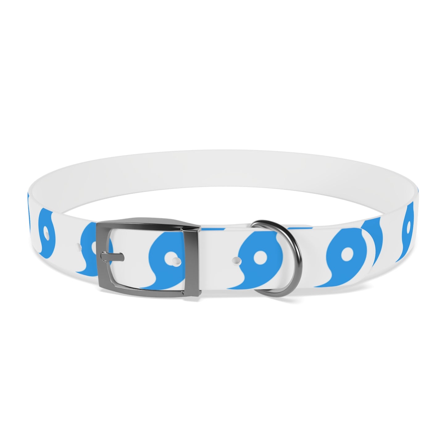 Hurricane Icon (Blue) Dog Collar