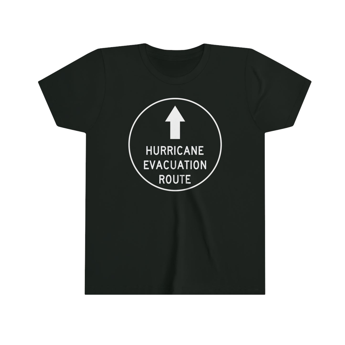 Hurricane Evacuation Route Kids Tee