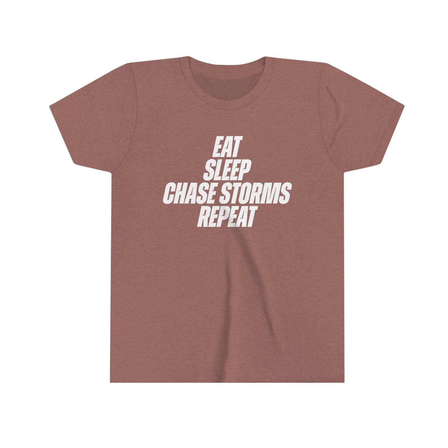 Eat, Sleep, Chase Storms, Repeat Kids Tee