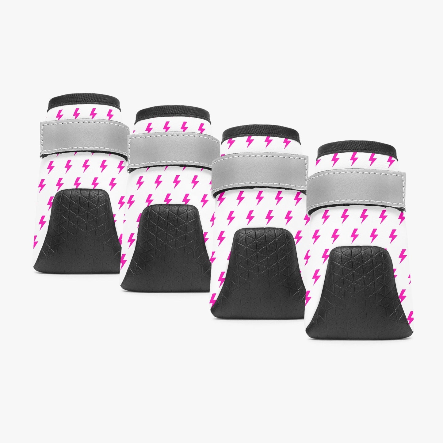 Lighting (White/Pink) Dog Booties