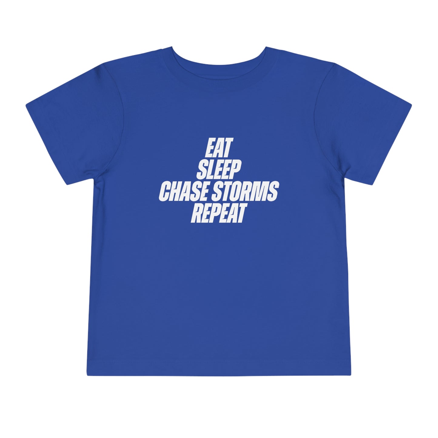 Eat, Sleep, Chase Storms, Repeat Toddler Tee