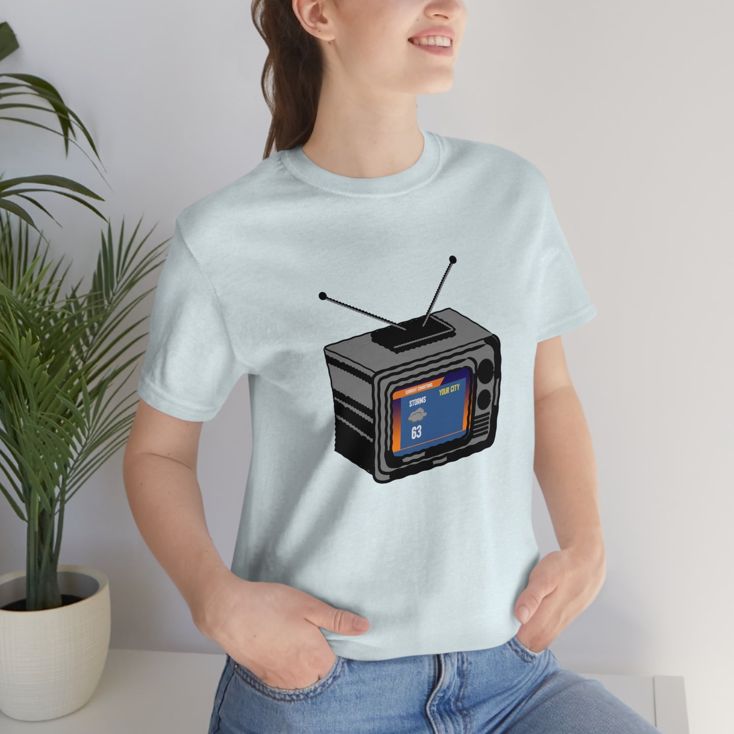 Retro TV Forecast Tee