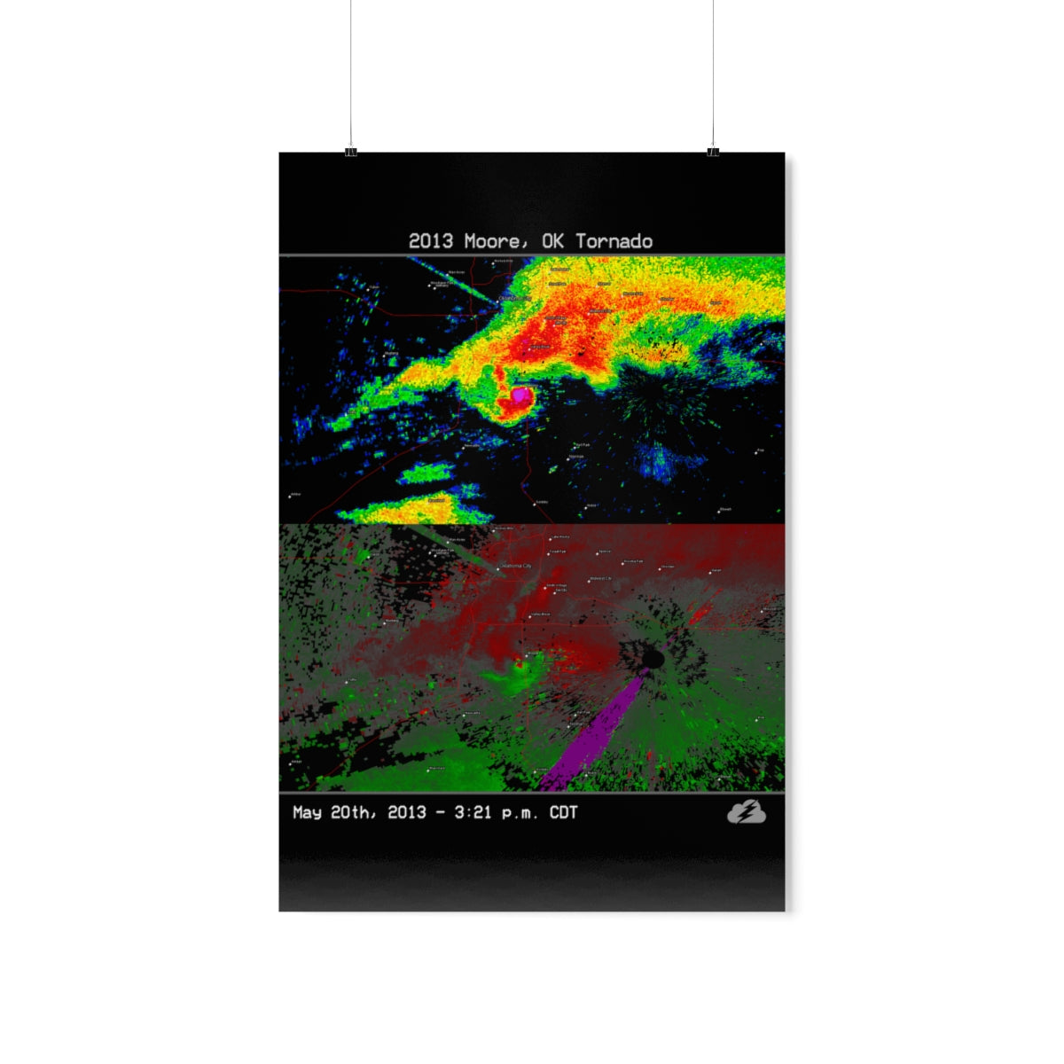 Moore, OK 2013 Tornado Poster